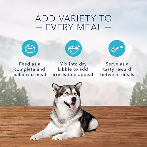 Miniatura 5 de Blue Buffalo Wilderness Wolf Creek Stew - Alimento húmedo natural para perros con alto contenido de proteínas latas de 125 onzas paquete de 12