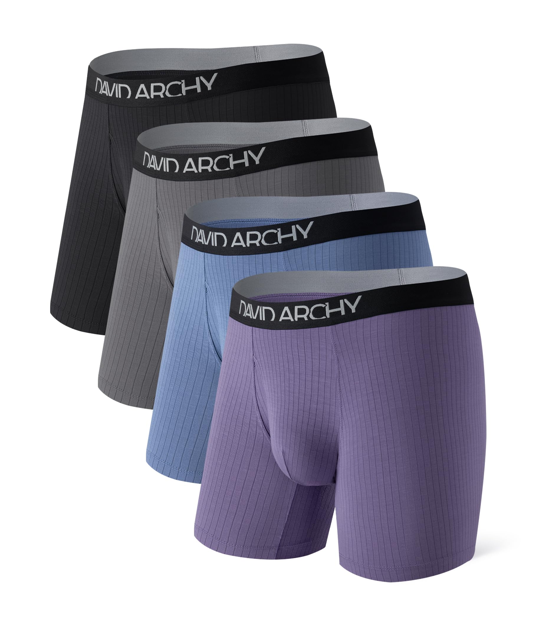 DAVID ARCHY Bamboo Rayon Boxer Briefs