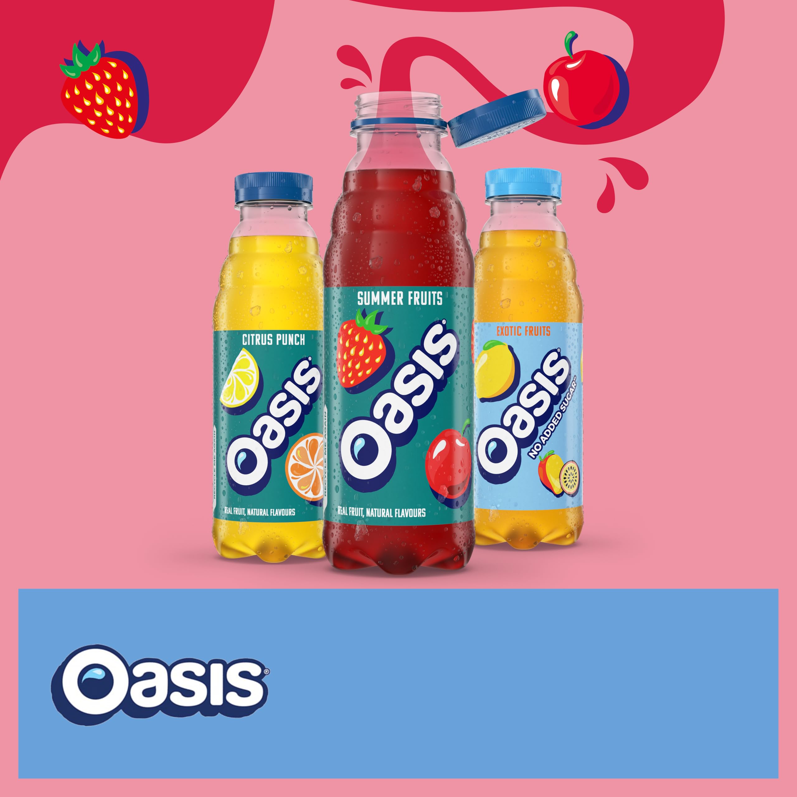 Oasis Jus de fruits d'été 500 ml (paquet de 12)