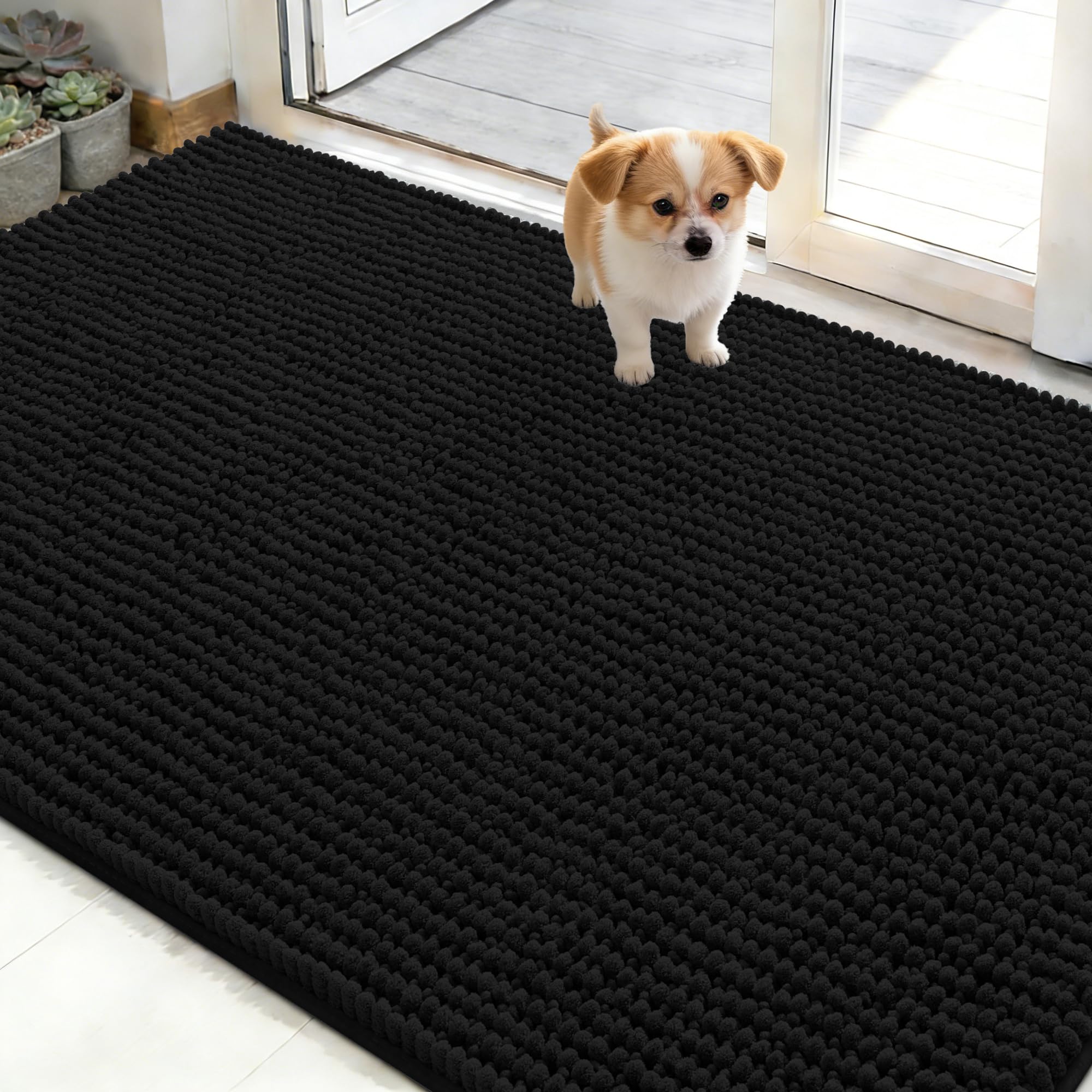 OLANLY Dog Door Mat