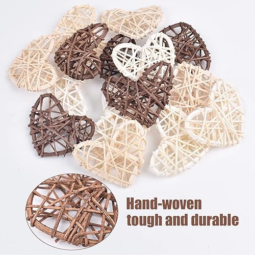 Miniatura 3 de 15 bolas decorativas de mimbre de ratán, rellenos de jarrón para Halloween, árbol de Navidad, juguete masticable para mascotas, pájaros, fiestas,