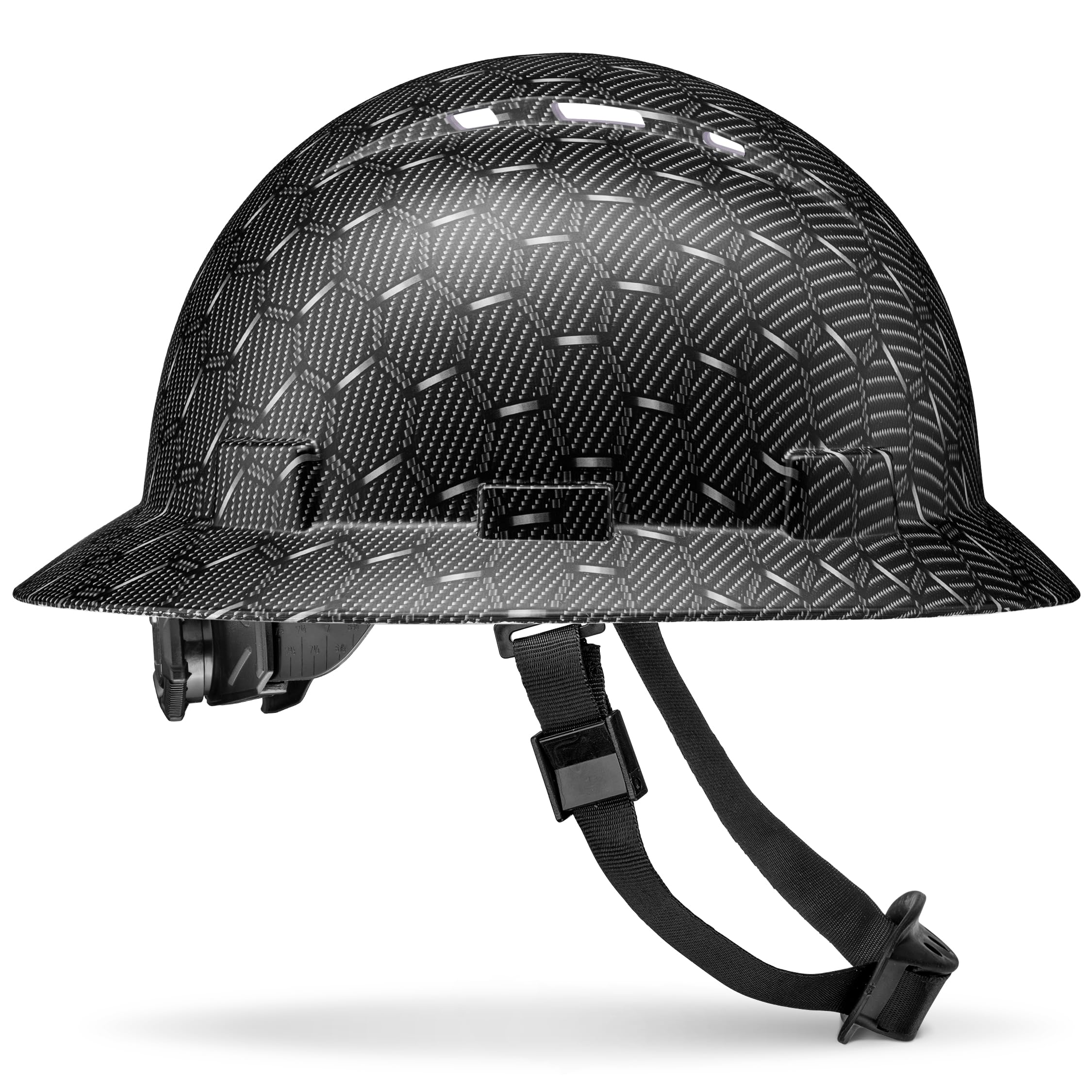 Casco de seguridad aprobado por la OSHA para construcción, de ala completa, ventilado, para trabajo, de fibra de carbono, diseño personalizado, cascos de construcción para hombres, casco duro ACERPAL