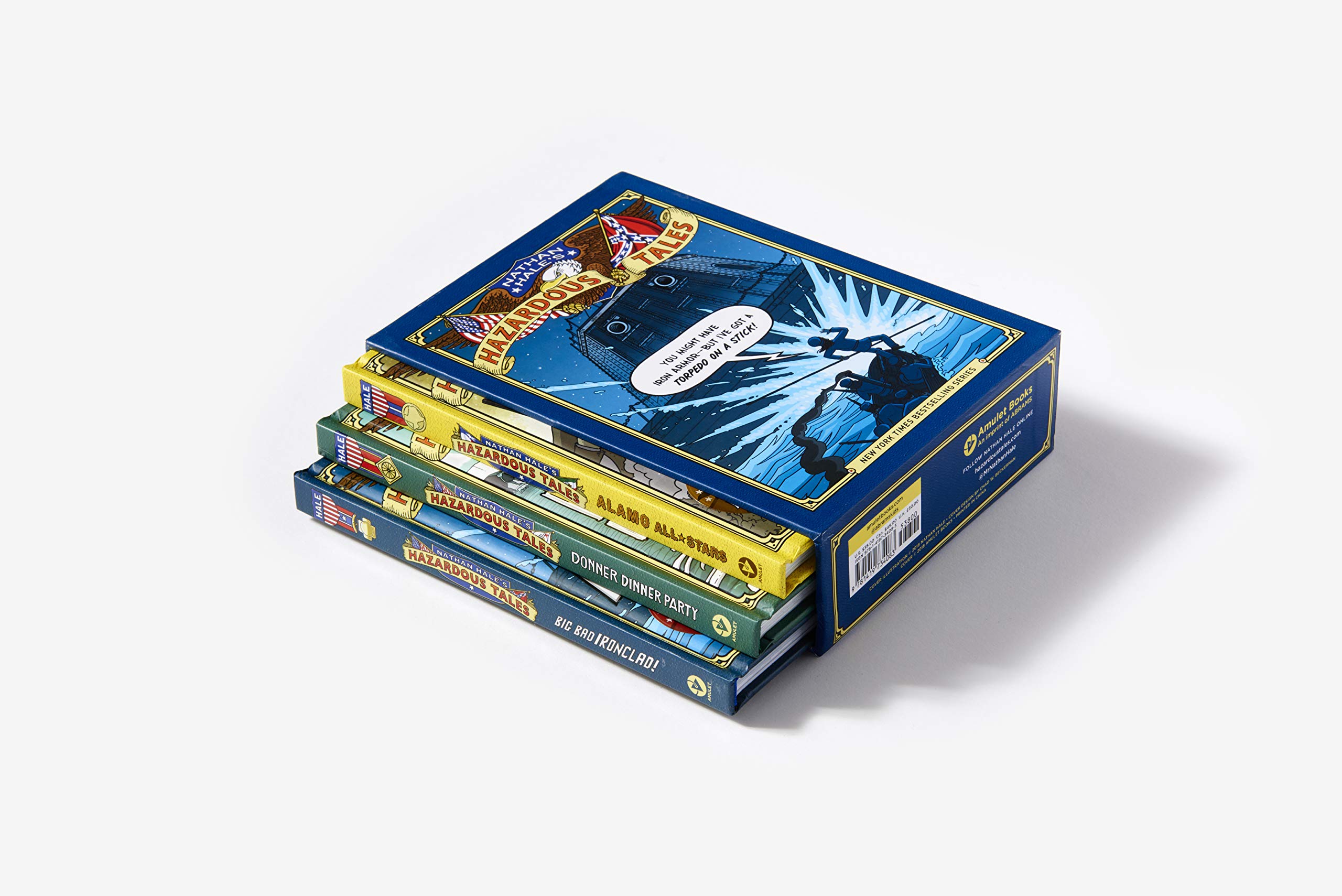 Nathan Hale's Hazardous Tales Second 3-Book Box Set: A Graphic Novel Collection