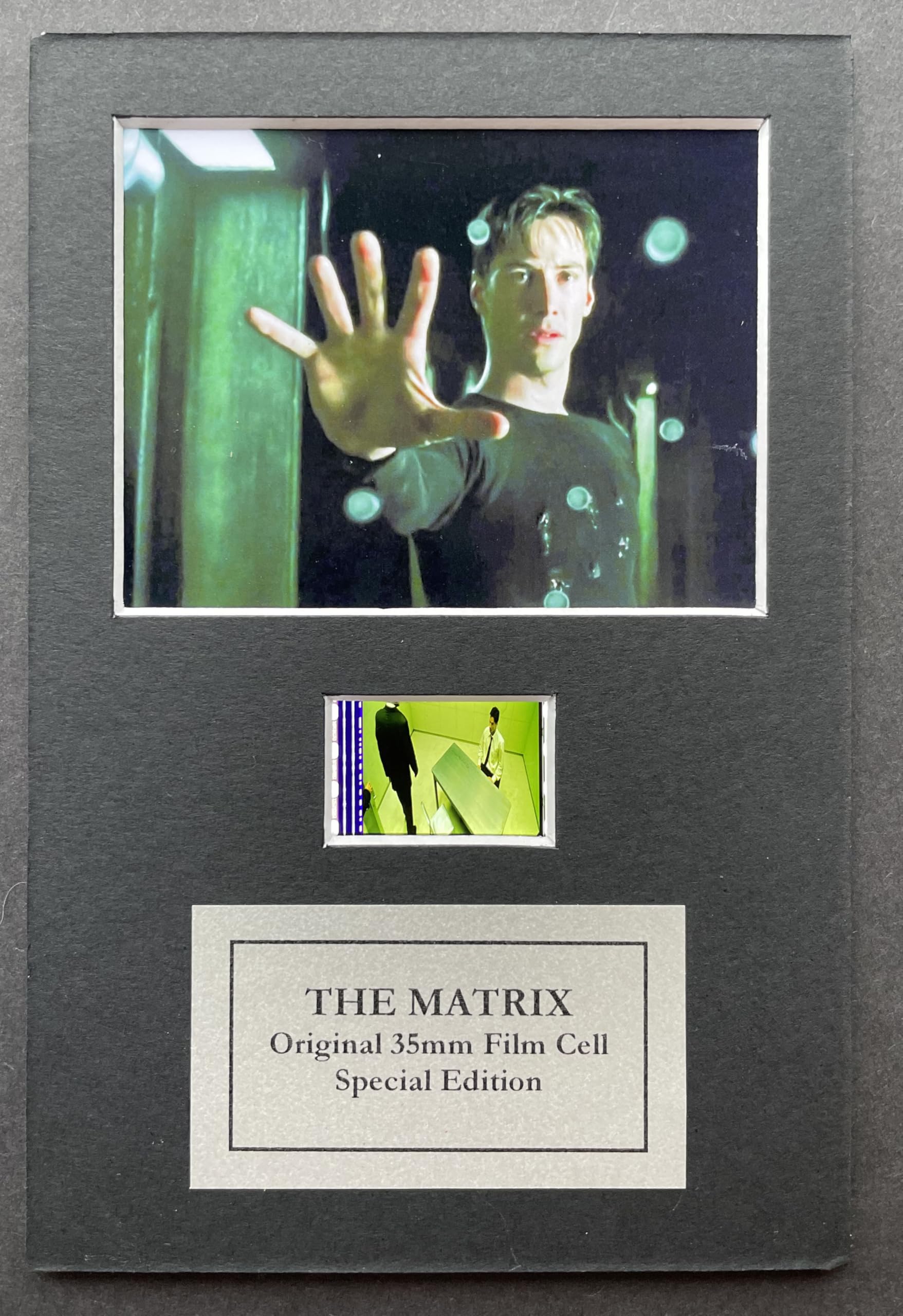 MGP Memorabilia THE MATRIX 1999 Original 35mm film cells set in Quality Mount