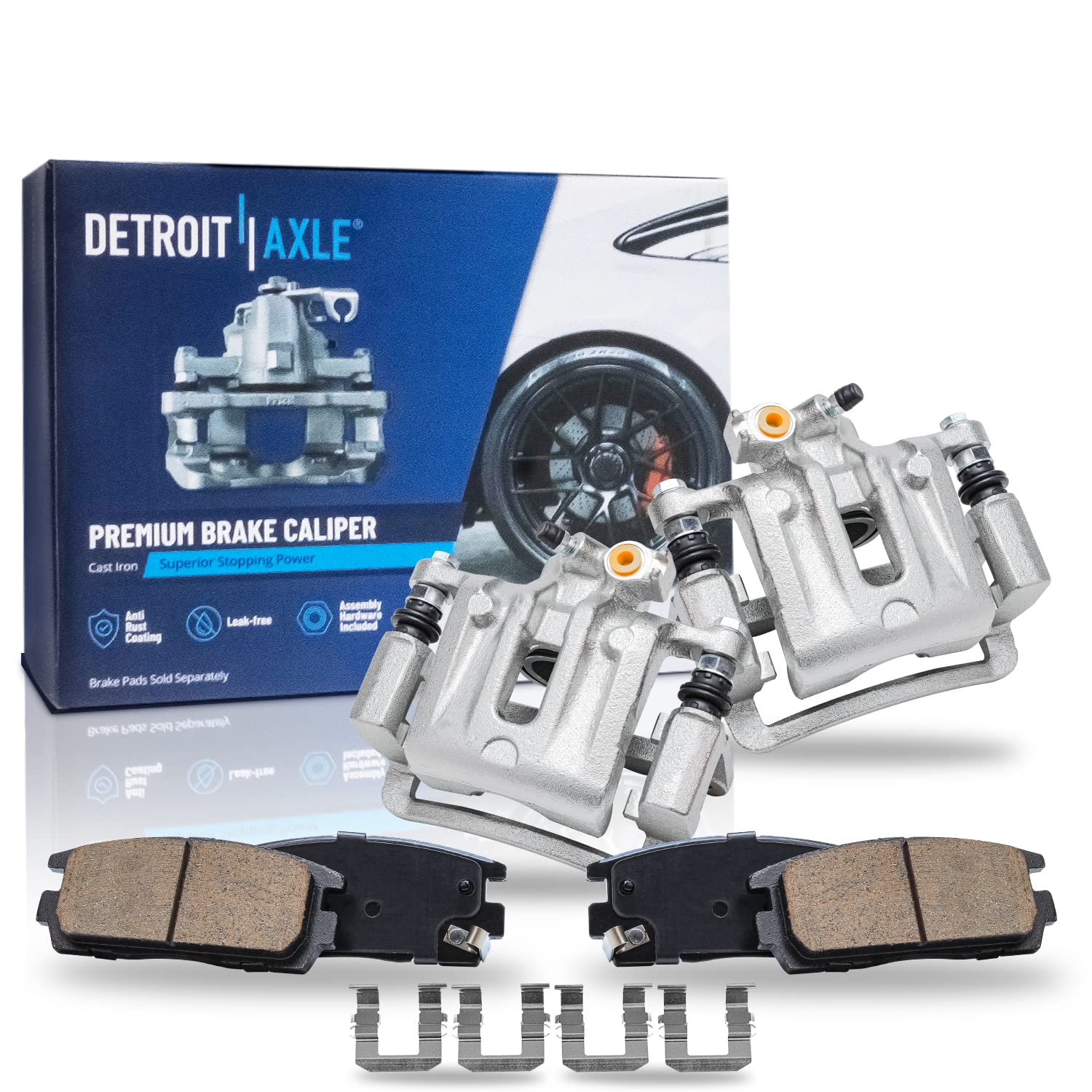 Detroit Axle - Rear Brake Kit for Chevy Equinox Captiva Sport GMC Terrain