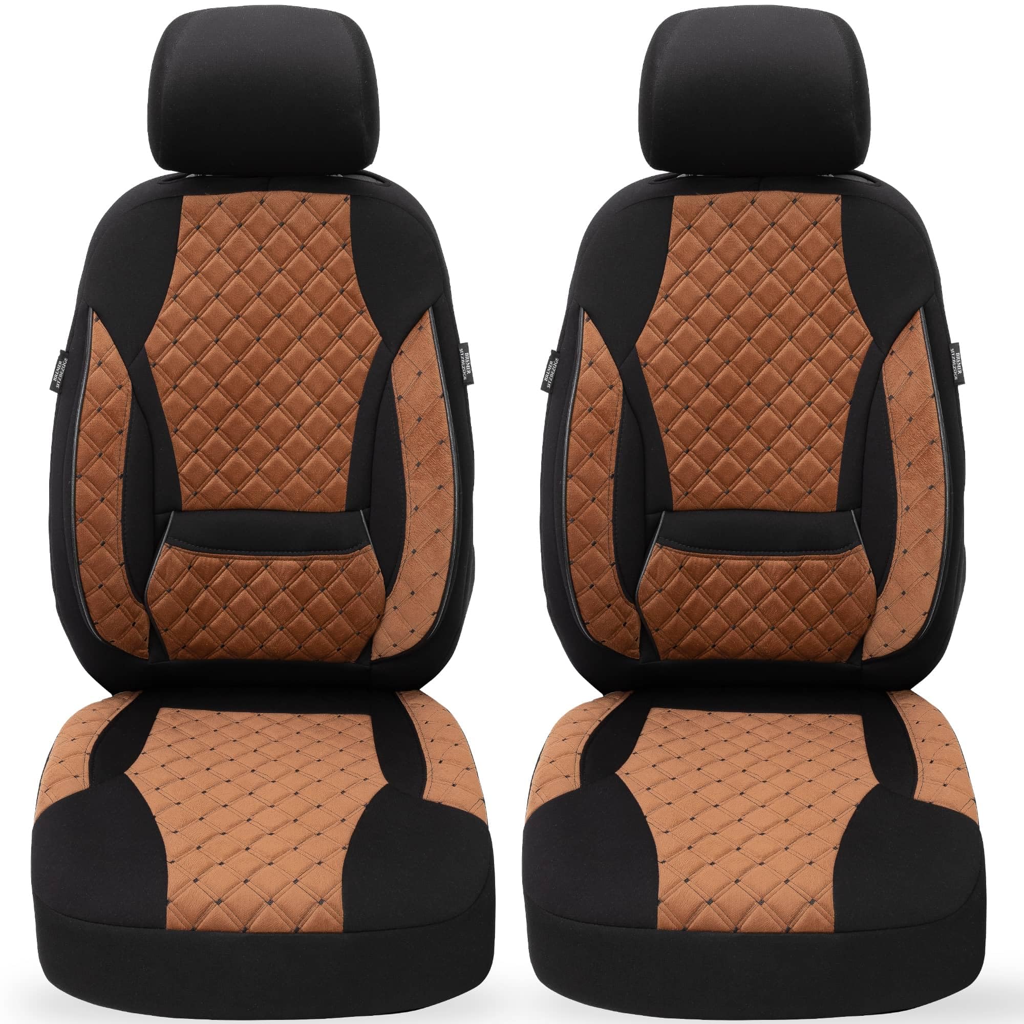Bremer Sitzbezüge Tk611 - Schokobraun / Schwarz Maß Sitzbezüge Schonbezüge Für Mercedes Cls C218 Tk611