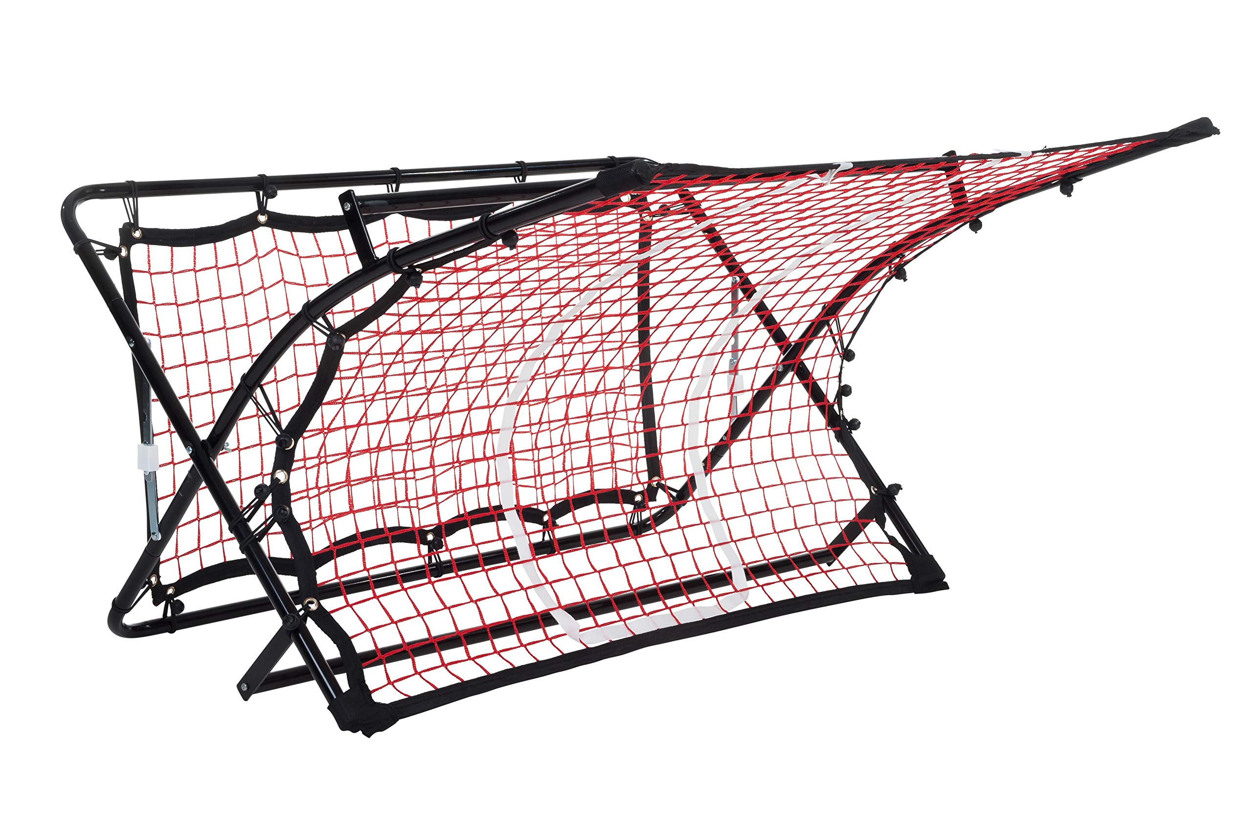 Pure2Improve P2I100440 – Red de fútbol Unisex, Adulto, Color Rojo/Negro