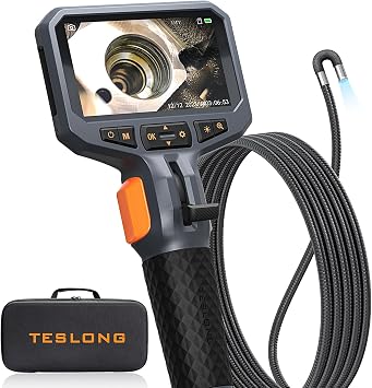 Teslong 10FT Articulating Borescope for Mechanic Automotive HVAC Wall Drain
