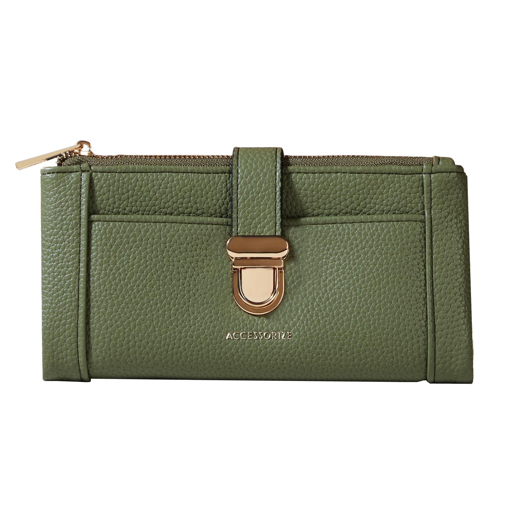 London Women's Push Lock Wallet-image-0