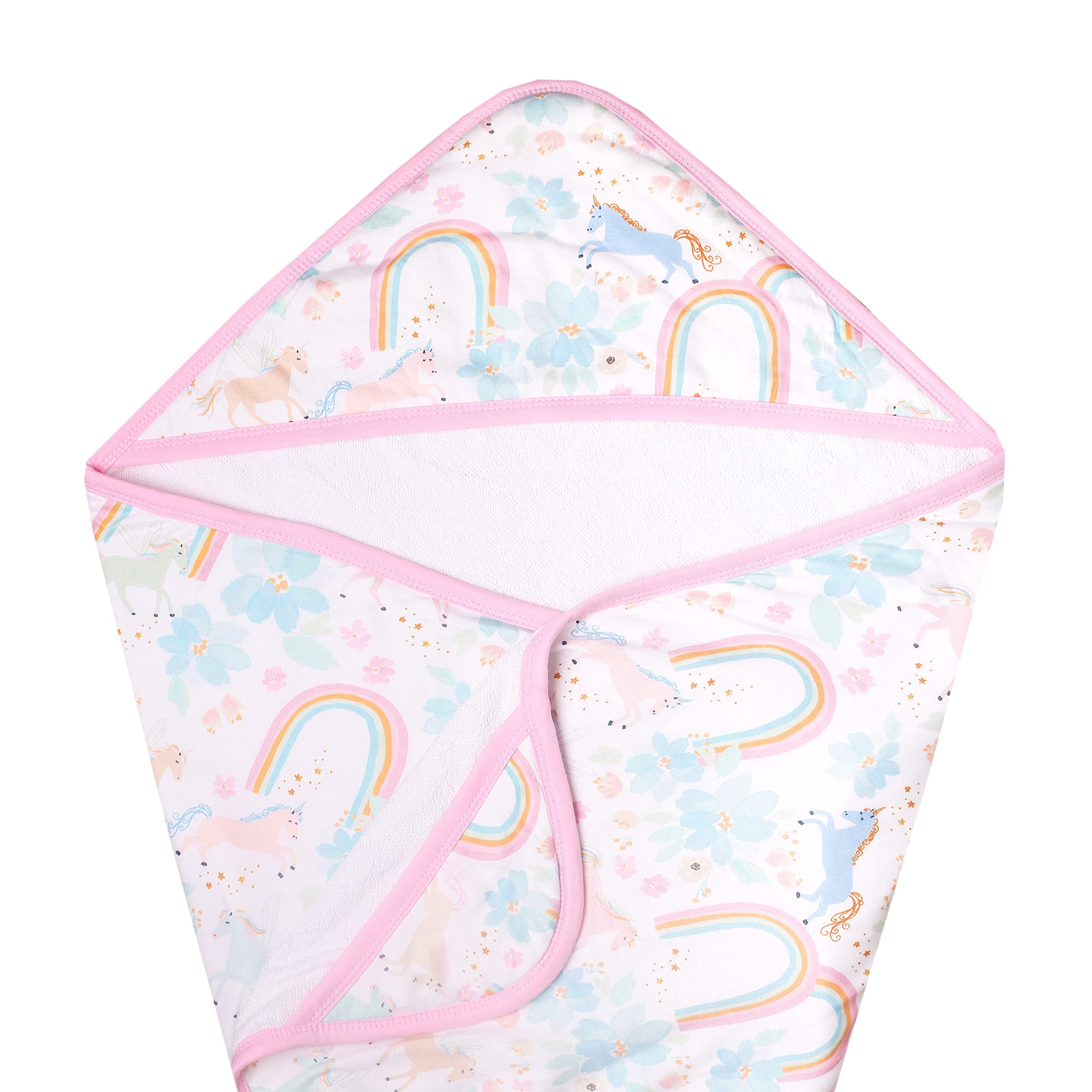 Premium Knit Hooded Bath Towel Whimsy by Copper Pearl
