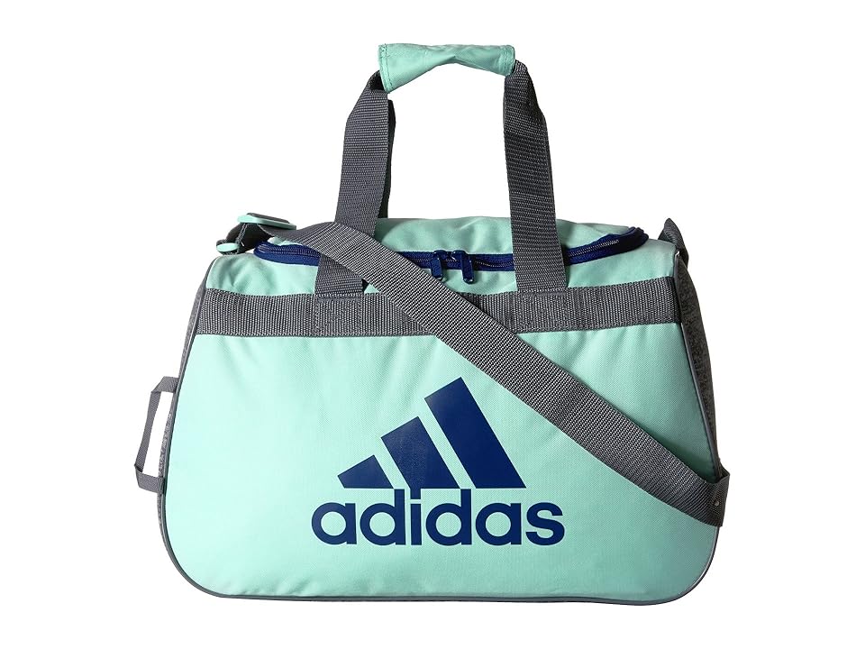 

adidas Diablo Small Duffel (Clear Mint Green/Mystery Ink Blue/Onix/Onix Jersey) Duffel Bags