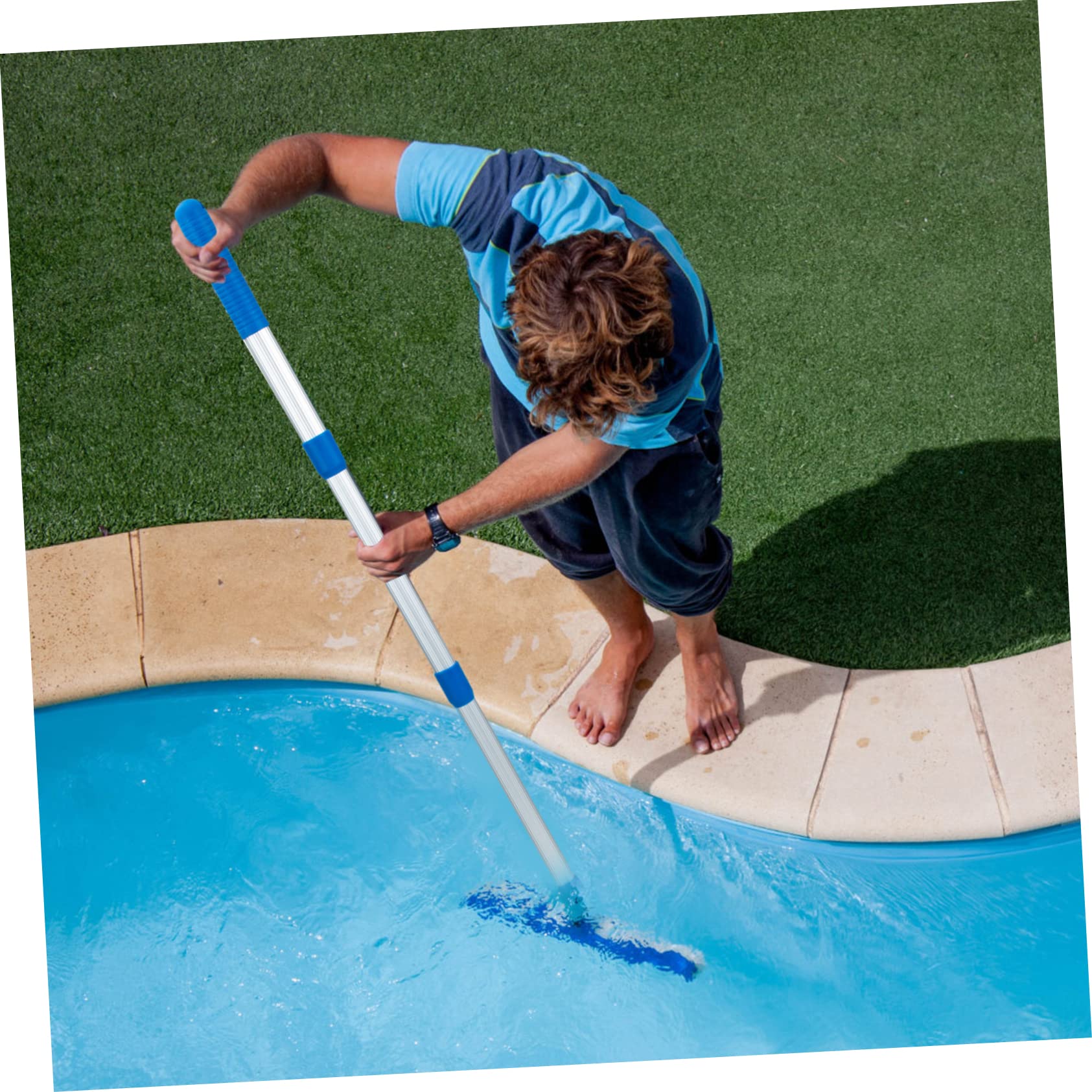 Cepillo De Limpieza De Piscinas Cepillo para Limpiar Azulejos y Paredes Suministros De Limpieza para Piscina Baño o Cocina