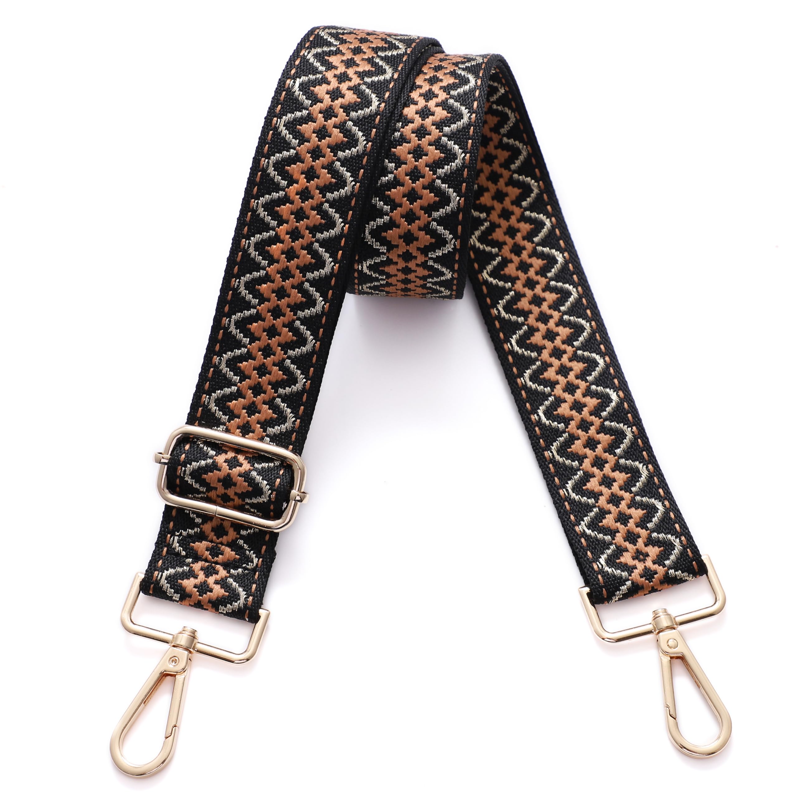 S-Jacorry Purse Strap Replacement Crossbody Wide Shoulder Strap Adjustable Canvas Straps Handbag Strap Replacement Belts