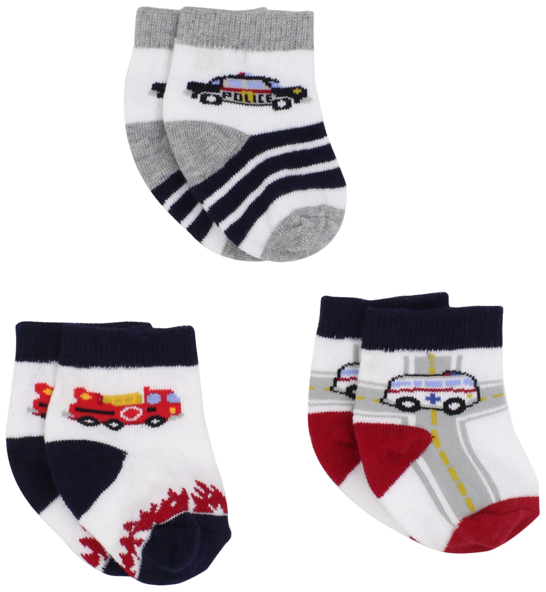 Jefferies Socks Baby-Boys Infant Safety Socks, Flint Grey, Newborn