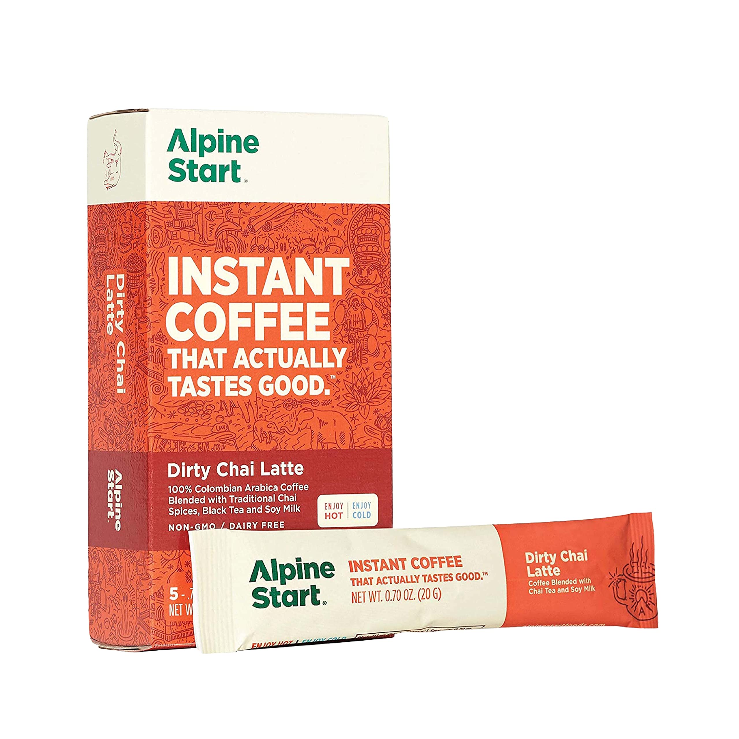 Buy Alpine Start Premium Instant Coffee Dirty Chai Latte, Arabica