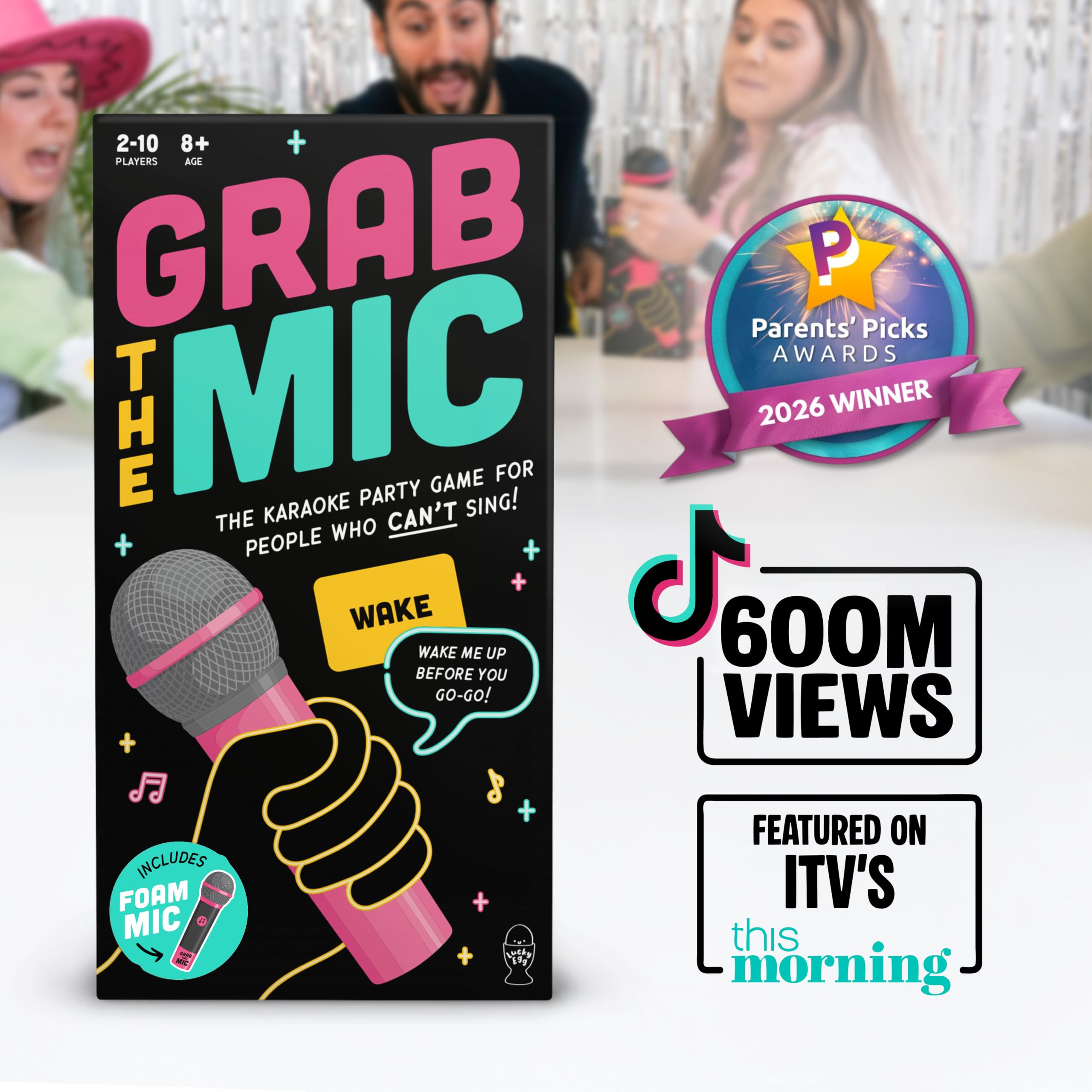 Grab The Mic Karaoke Party Game - Hilarious Singing Fun -3 Grab The Mic Karaoke Party Game - Hilarious Singing Fun -3