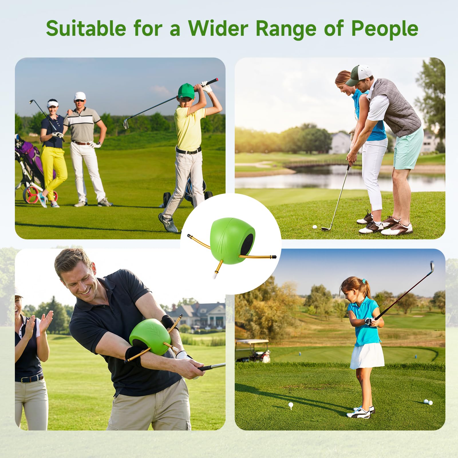 Attrezzi Per L'allenamento Del Golf, Allenatore Di Swing Allenatore Di Swing Con Cinghie Per Due Attrezzi Migliora La Tecnica Dello Swing Per Principianti Ed Esperti Per Golfisti Di Tutte Le Età