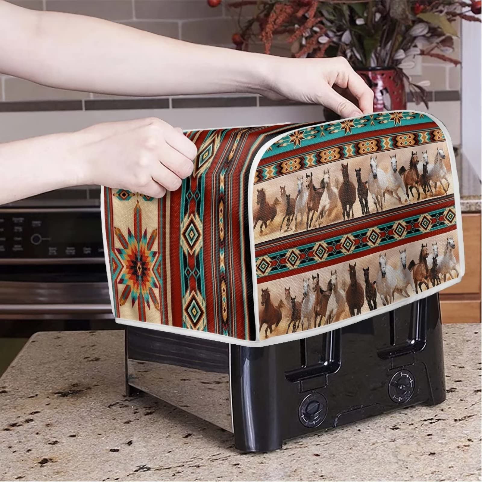 Copertura Per Tostapane E Frullatore - Motivo Girasole, Taglia S, Per 2 Fette, Decorativa - Foto 2