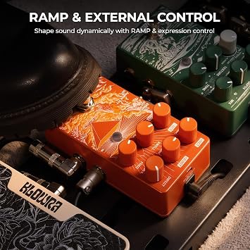 Verdict Polyphonic Octave Pedal & Pitch Shifter for Guitar & Bass, Sub Octave & Upper Harmony, Synth & Organ Emulation with Freeze, Swell, Filter & Detune