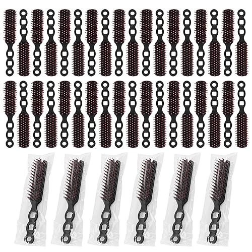 Cepillos de pelo a granel para personas sin hogar envueltos individualmente, cepillo de pelo a granel, cepillo de pelo para cabello rizado, adecuado