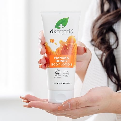 Miniatura 9 de Dr.Organic Loción Natural Orgánica para la Piel de Miel de Manuka 6.8 fl oz por Dr. Organic