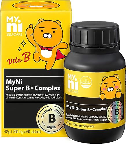 Super B Stress Care (60 tabletas, 30 días) - Suplemento del complejo de vitamina B para aumentar la vitalidad y aliviar el estrés por Ildong.