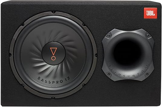 JBL SUBBP12AM - 12 amplified 12 Subwoofer with Sub Level Control, Black
