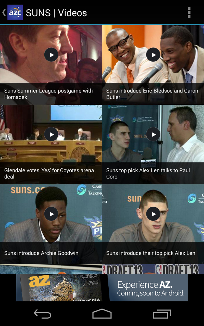 azcentral sports App on Amazon Appstore