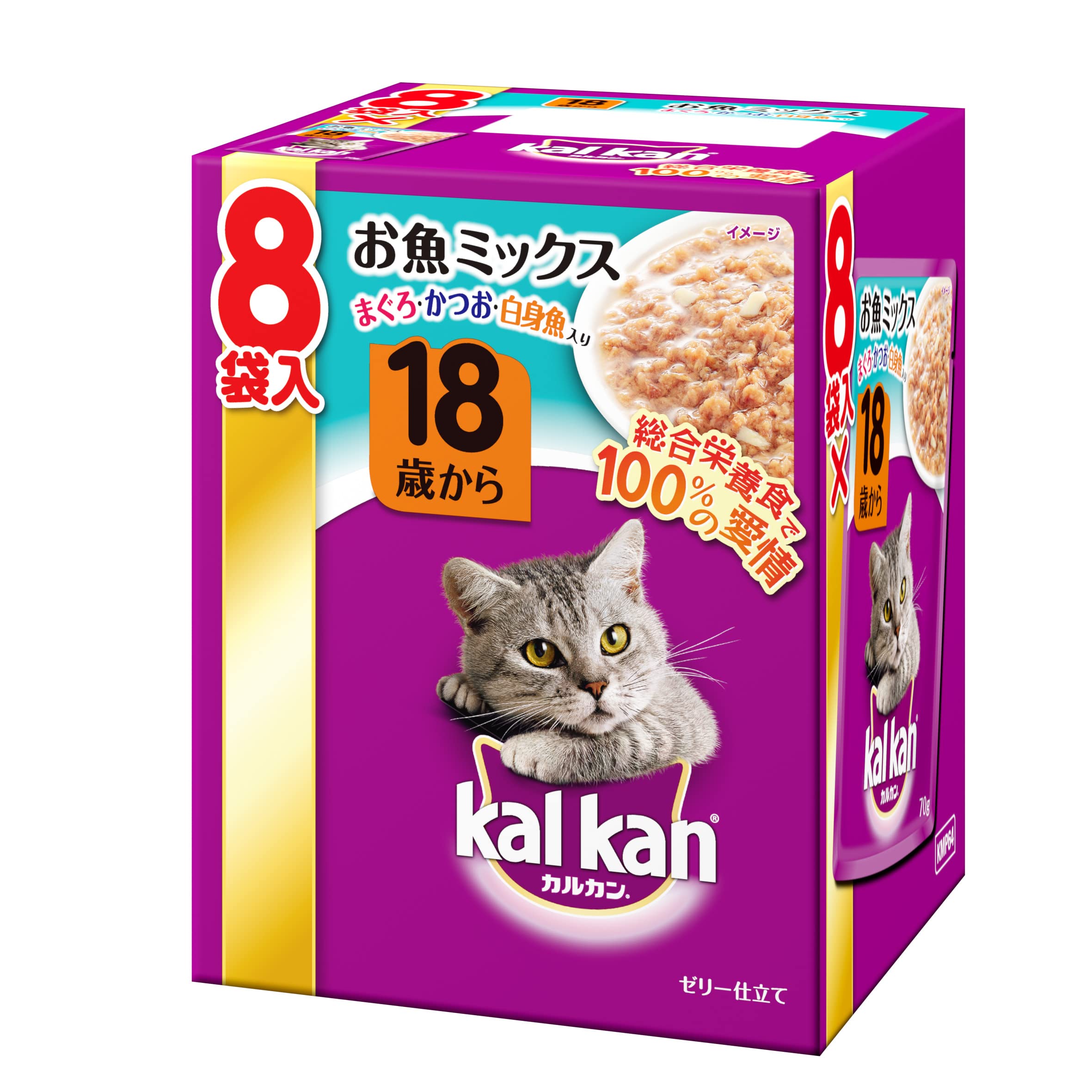 【12箱(96袋)セット】 kalkan カルカン パウチ 18歳から 楽天市場】カルカン パウチ 18歳から お魚ミックス まぐろ
