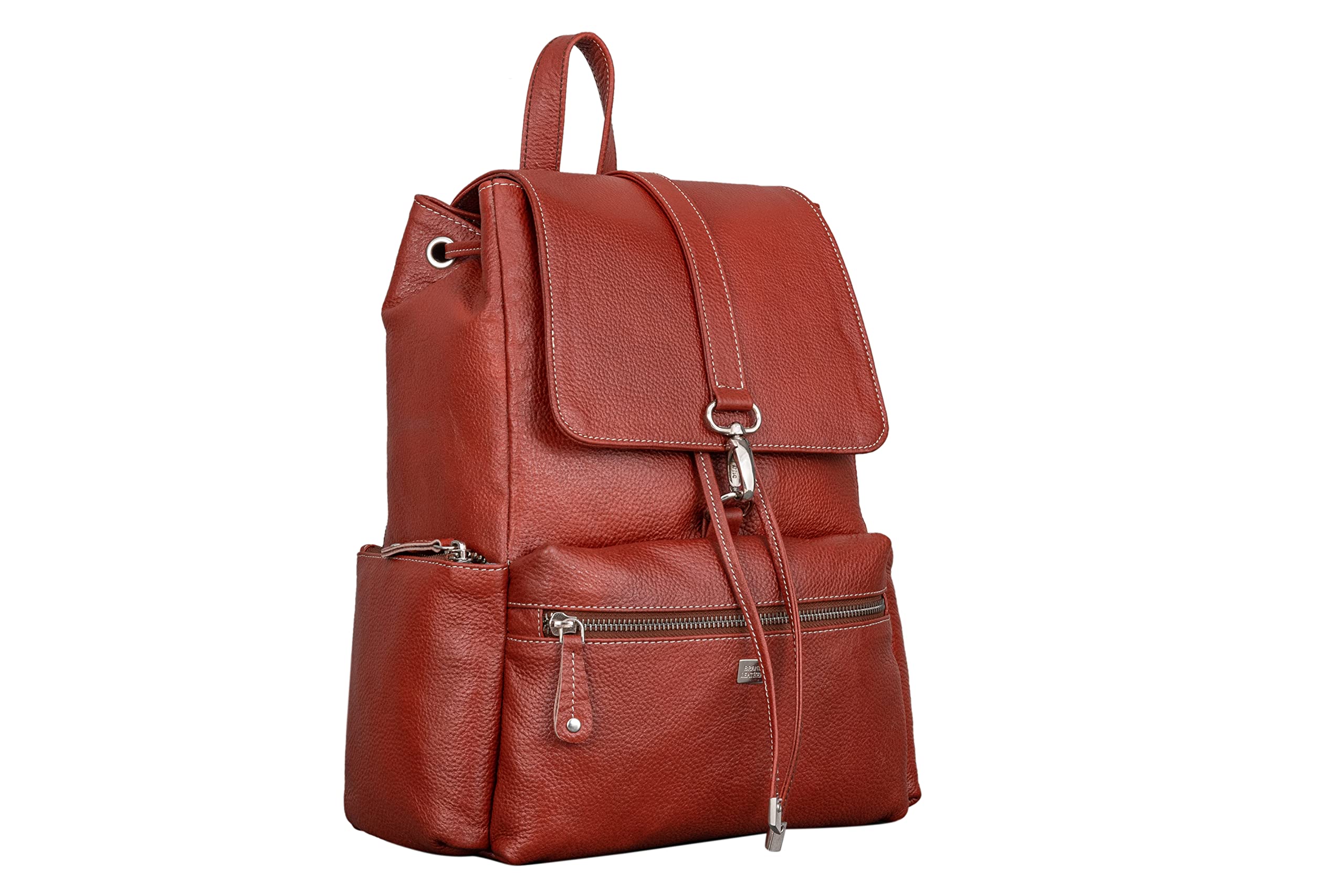 BRAND LEATHER Genuine Leather Womens Bag Pack (TAN) (B07QVH67LS) Amazon Price History, Amazon Price Tracker