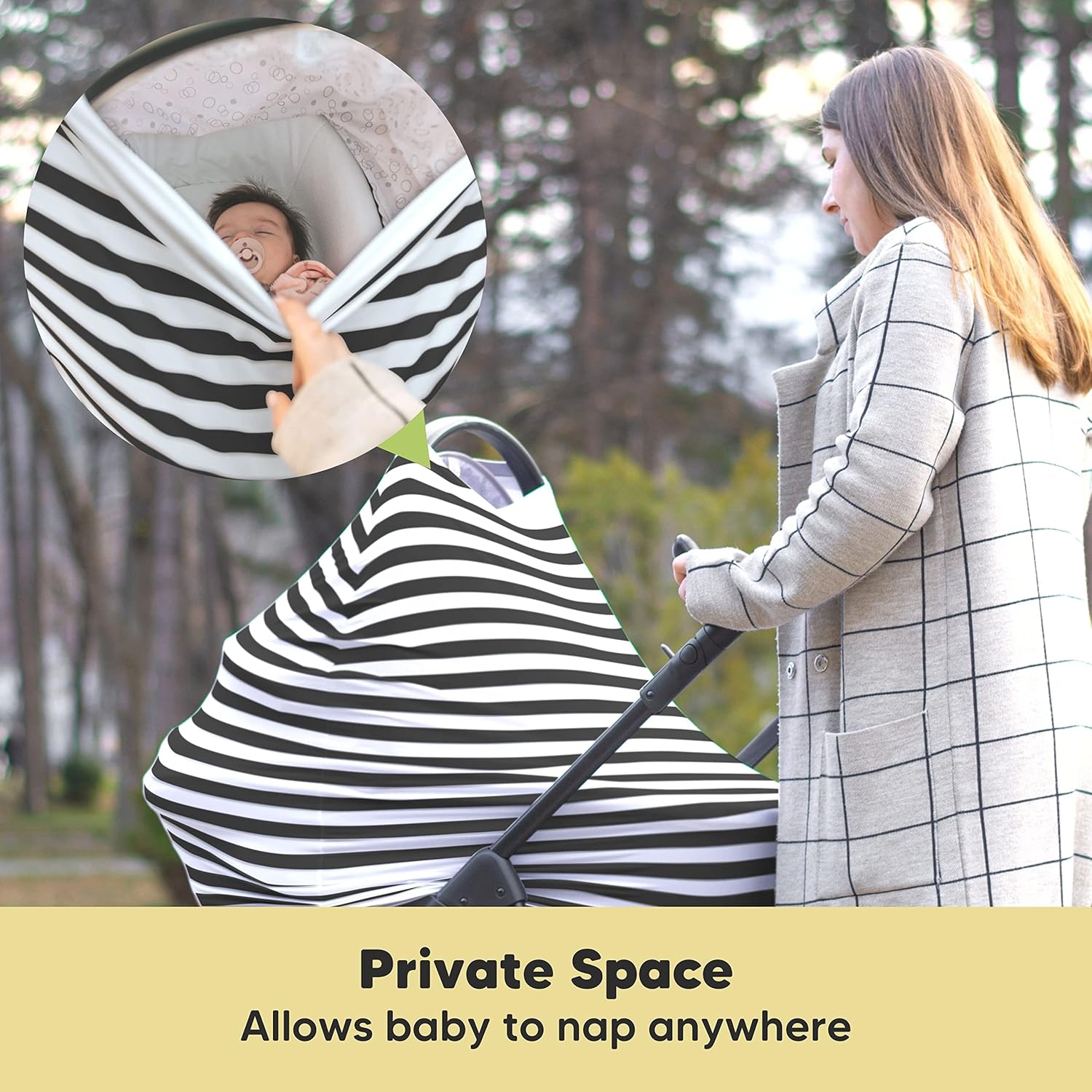 KeaBabies 3 in 1 Postpartum Belly Support Recovery Wrap and Baby Car Seat Cover Bundle - Pregnancy Belly Support Band (Midnight Black, One Size) - All-in-1 Nursing Cover (BFF Black) : Clothing, Shoes & Jewelry