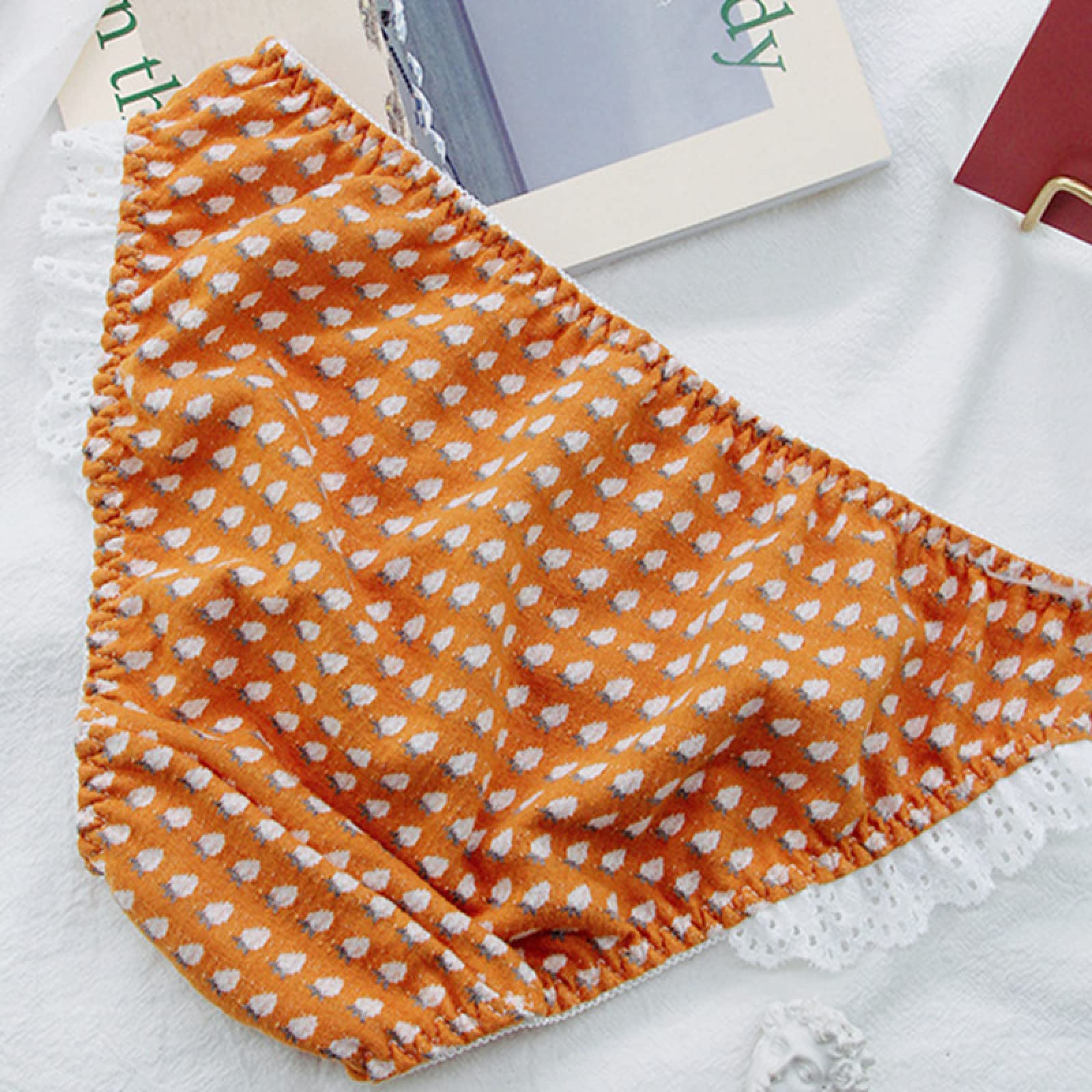 Saturey Erdbeer Unterwäsche 3-teilig - Kawaii Prinzessin Slips Mit Rüschen Für Mädchen