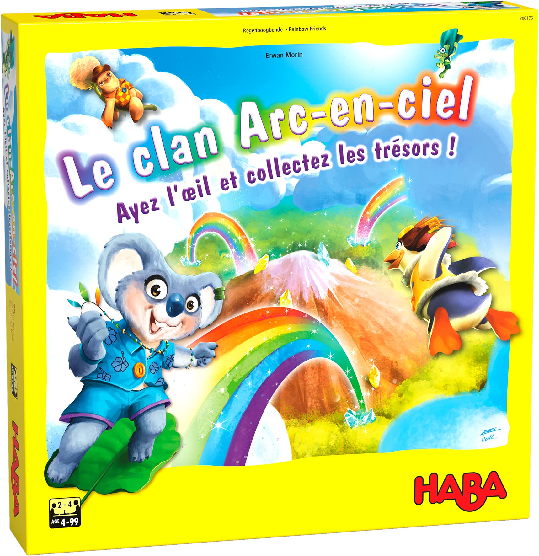 HABA Le Clan ARC-en-Ciel 306176 - Juego de Mesa (colección y estimación de distancias)