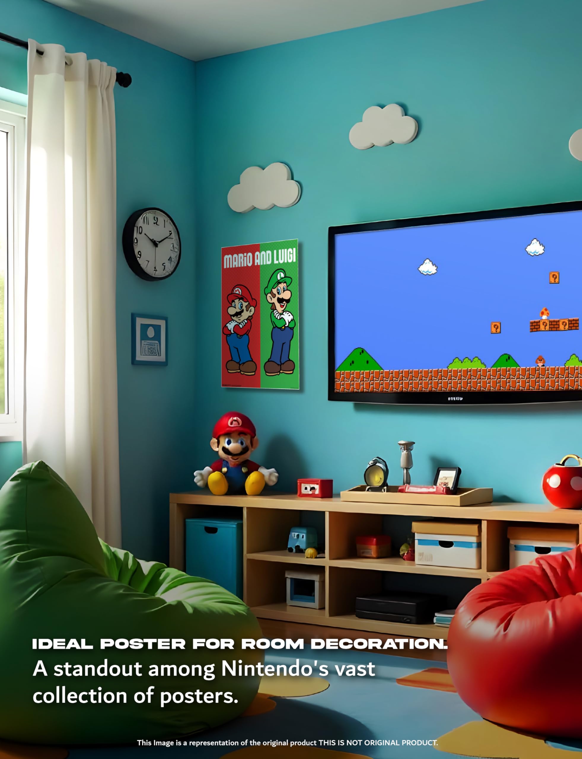 Amazon.co.jp: ピラミッドアメリカ スーパーマリオ ポスター - マリオ