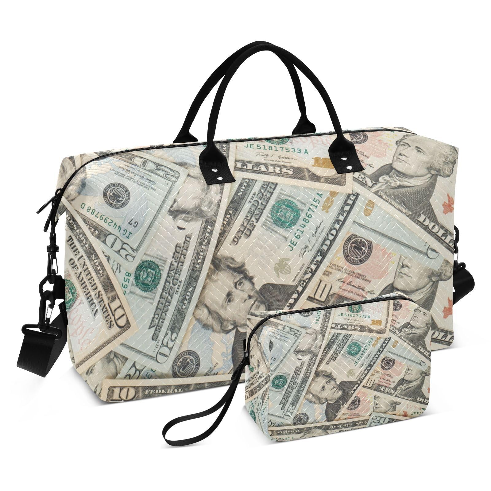 Amazon.com | Us Dollar Bill Currency Money Travel Duffle Bag 