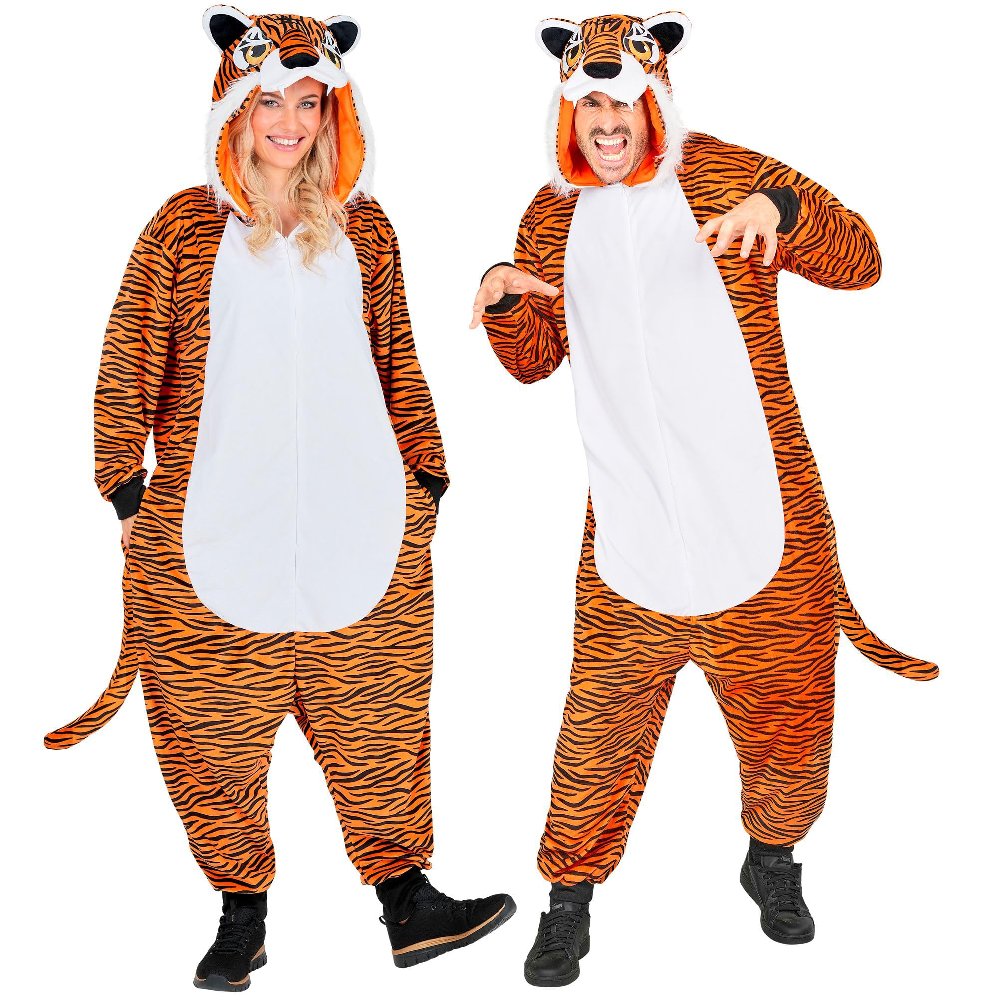 W WIDMANN MILANO Party Fashion 45597 Jumpsuit, Tiger Orange, XXL