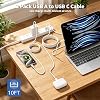 Paquete de 3 cables de 10 pies USB A a USB C, carga rápida para iPhone | Cable USB A a USB C de alta velocidad para iPhone 17e/17 Pro Max/16/15, iPad Mini/Pro/Air, AirPods Pro 2/3/Max 3