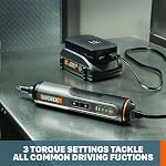 Worx WX240L 4V 3-Speed Cordless Screwdriver