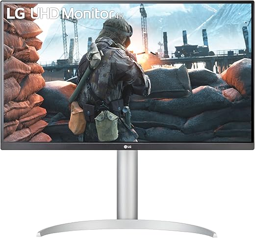 LG 27UP650-W 27 Inche (68.4 Cm) 27 (68.4cm) UHD (3840 x 2160 Pixels) 4K IPS Display, VESA DisplayHDR 400, Immersive Gaming Experience, AMD…