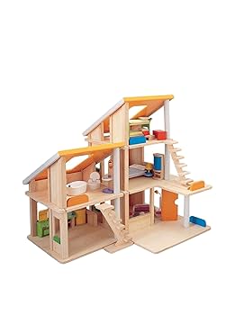 PLANTOYS　シャレードールハウス　家具付き　大型　木製　お人形遊び PLANTOYS シャレードールハウス 家具付き 大型 木製 お人形遊び