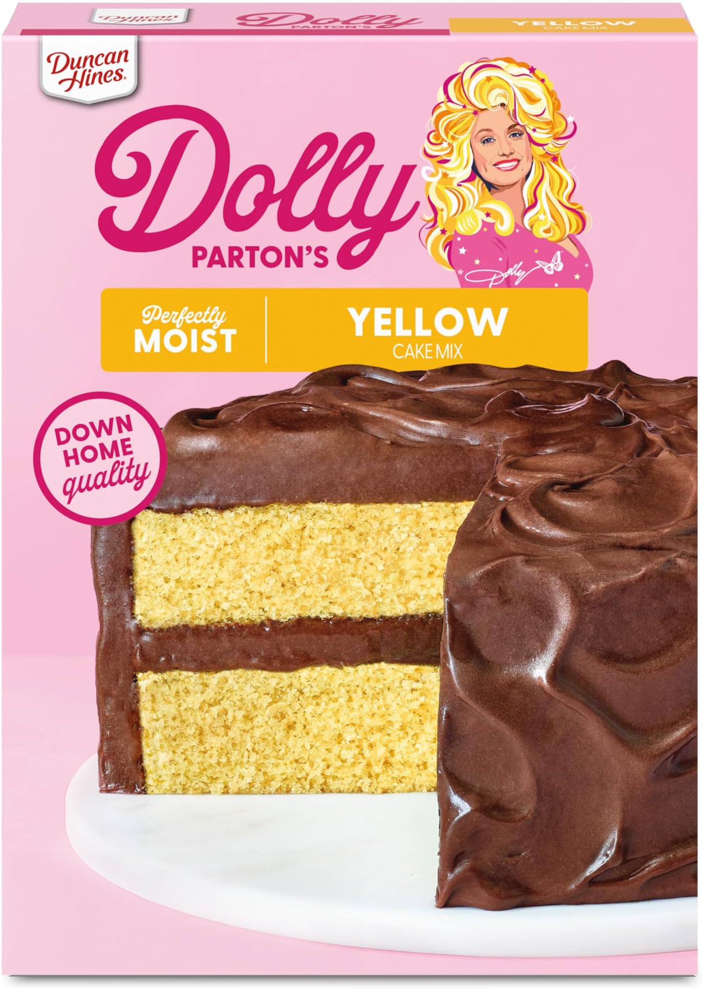 Dolly Parton's Favorite Yellow Cake Mix, 15.25 oz.