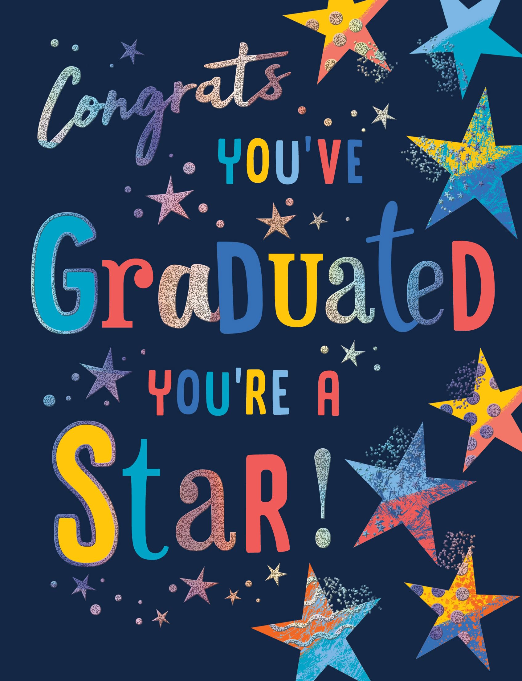 Avant Garde Studios Congratulations You've Graduated Graduation Card - 8 x 6 inches