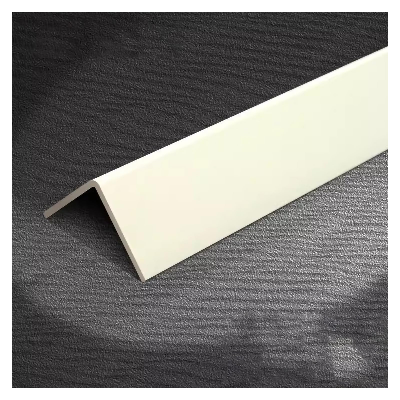 Wall Corner Guard Edge Protector, PVC Wall Corner Width 0.98" Corner Protector Decorative Smooth Chamfer with Adhesive Backing/2mm Thickness(Style 2,L 2.7m/8.8ft)
