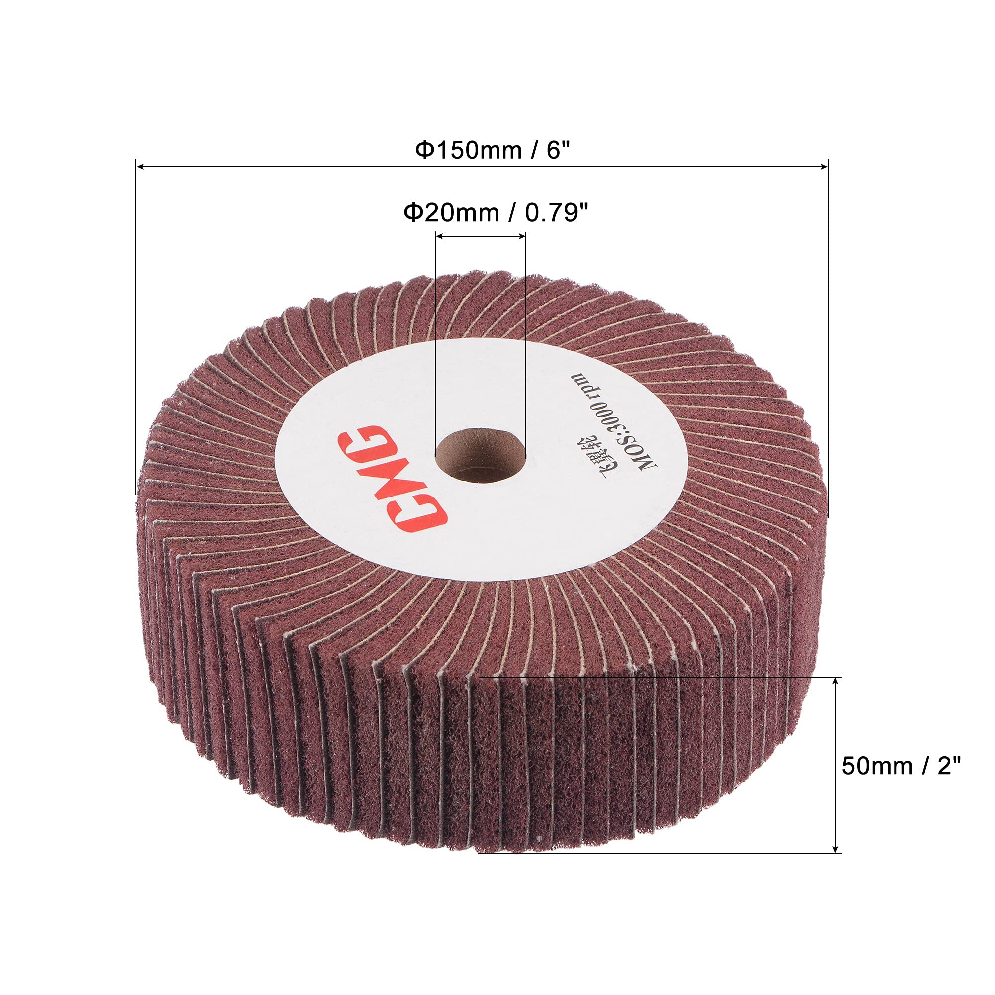 Clean Flap Brush Polishing Non-Woven Abrasive Burnishing Wheel Wire Drawing Wheel - China Non - View #6