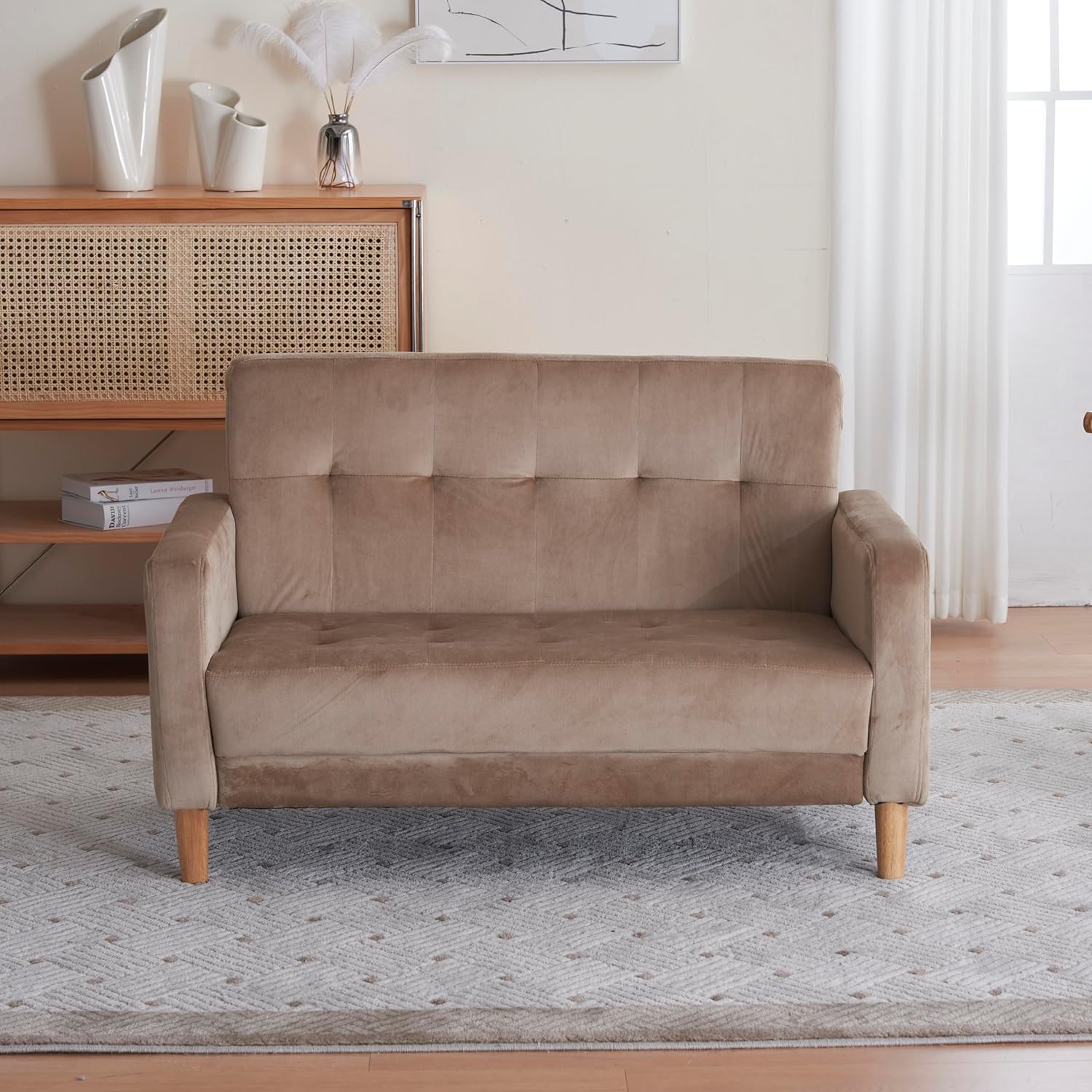 ソファー 二人がけソファー 2人掛け幅105cm高さ12cmリビングソファ肘付き Amazon｜ソファ, 2人掛けソファ, 2人掛け, 幅 105 cm, 高さ 12