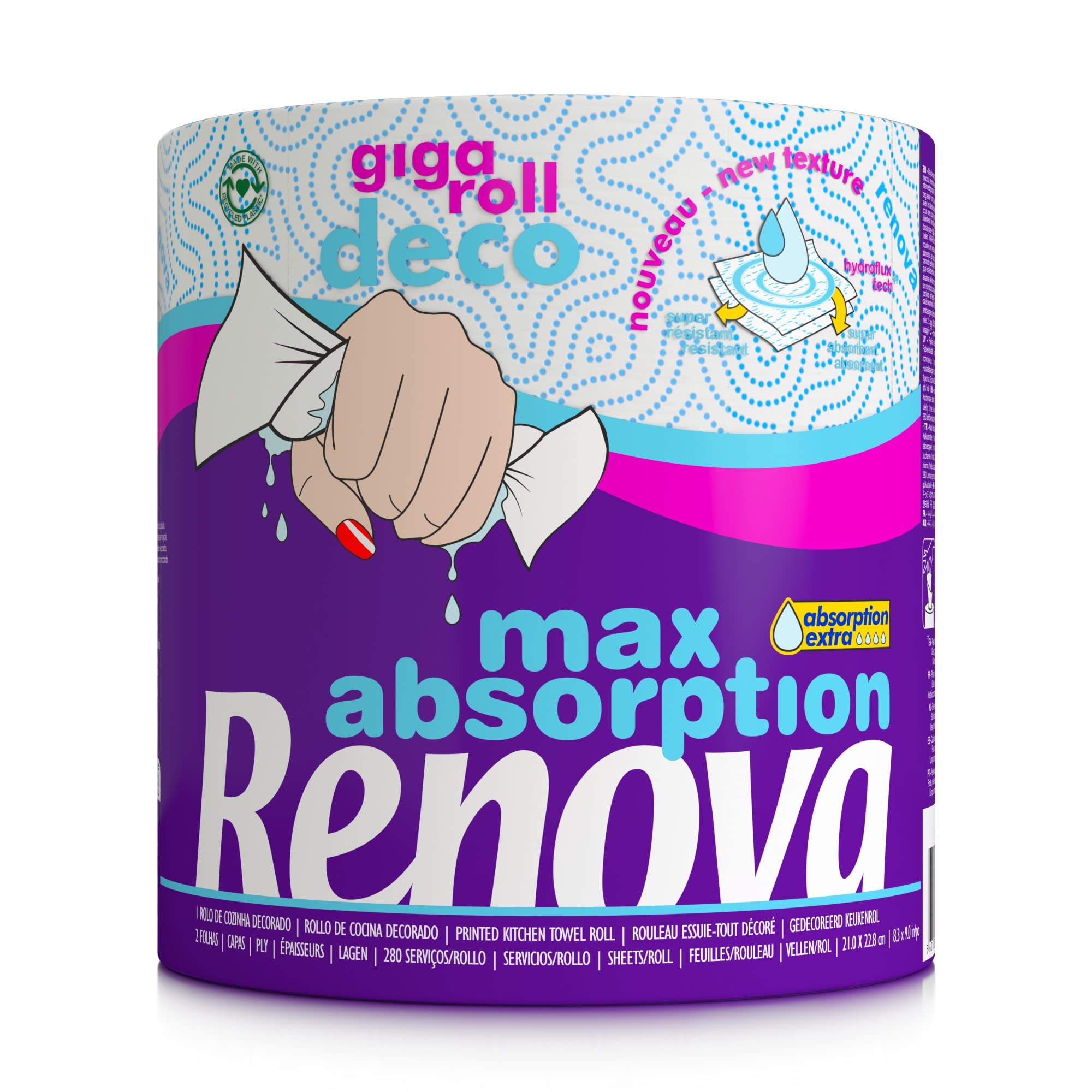 Renova Rollo de Cocina (Gigaroll Decorado) , 1 unidad