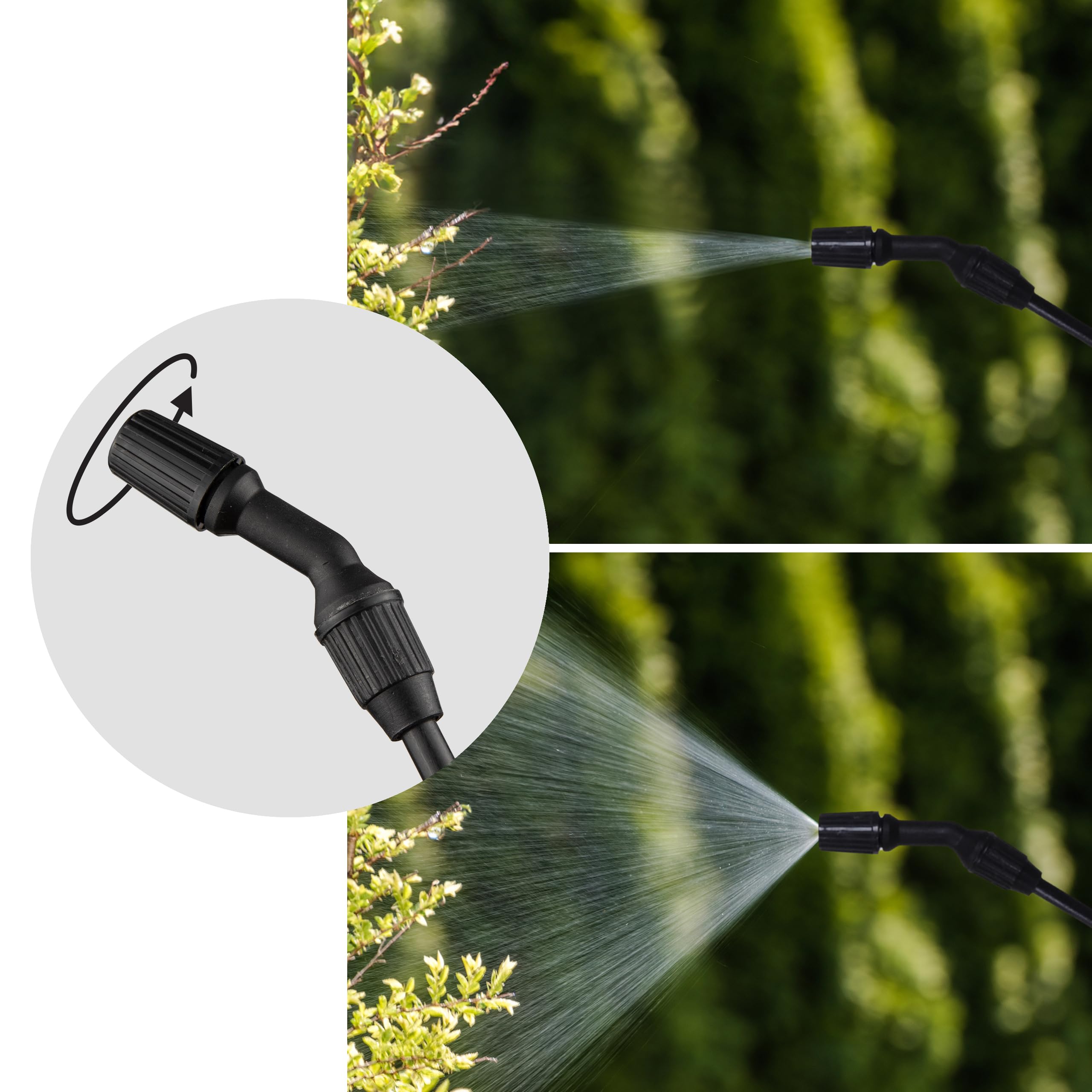 Sillar 5L Drucksprüher mit Verstellbarer Lanze & Sicherheitsventil | Universelle Sprühflasche für Garten, Haushalt, Reinigung, Schädlingsbekämpfung & Pflanzenschutz, verstellbare Düse