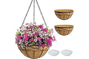 Extra Large Hanging Planter - 18 Inch Deep Hanging Baskets for Plants