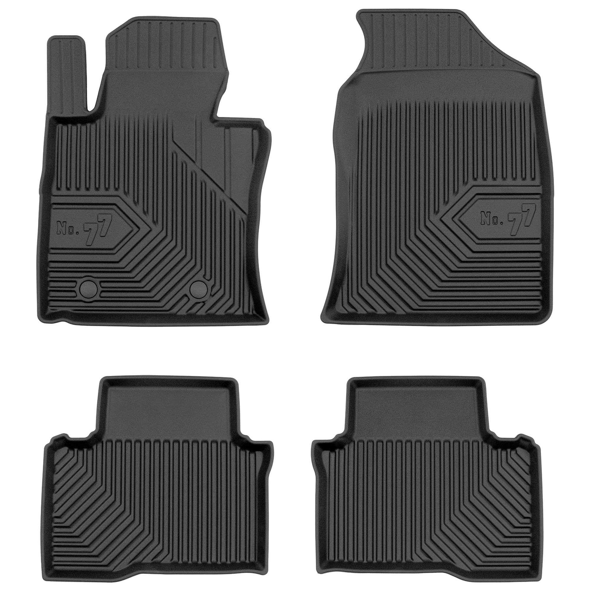MOTOS Set Tappetini Auto In TPE Per SsangYong Tivoli (dal 2015) - Tappeti Pavimento E Bagagliaio, Antiscivolo, 4,5 Cm Bordi Alti