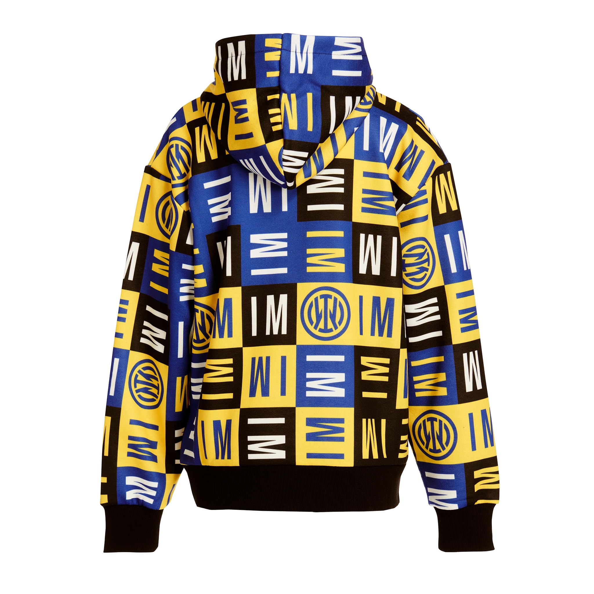 Milan Shop Milano Inter Taper Roundneck Sweater - Uniseks Sweatshirt Met Retro Design, Officiële Inter Merchandise Retro Design Zwart Blauw